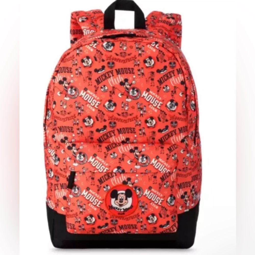 Disney Mickey Mouse Club Canvas Backpack, NWT.
